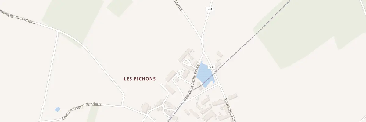 Plan du 5050 Les Pichons à Sembleçay