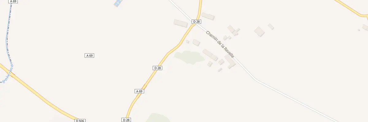 Plan du 2 Che de la Revelle à Teulat