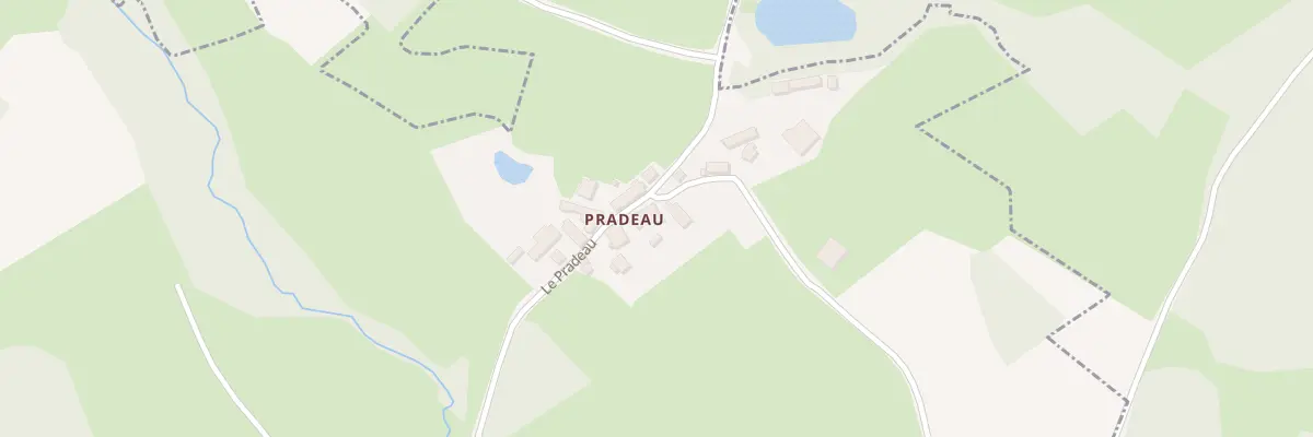 Plan du 11 Pradeau à Fleurat
