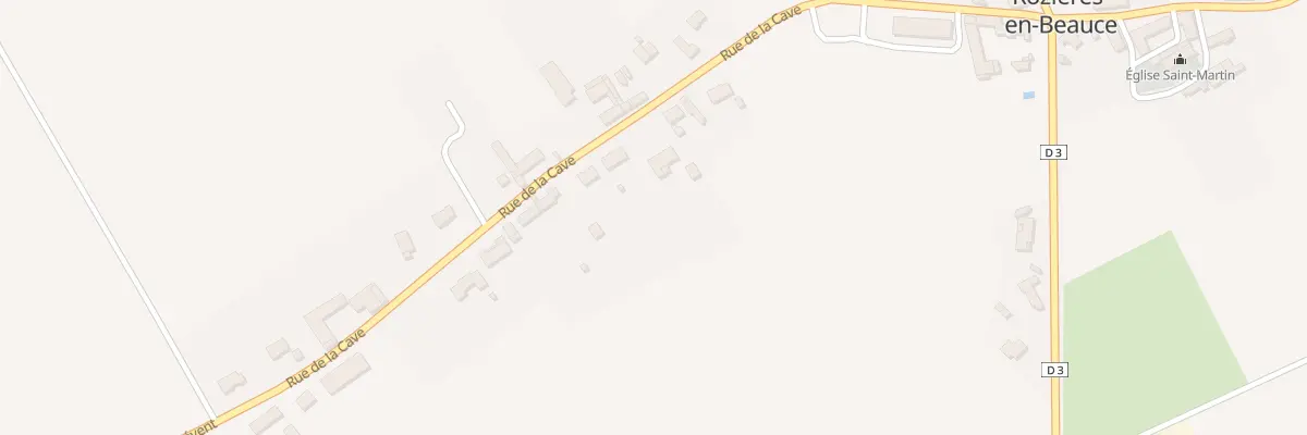 Plan du 341 Rue de la Cave à Rozières-en-Beauce