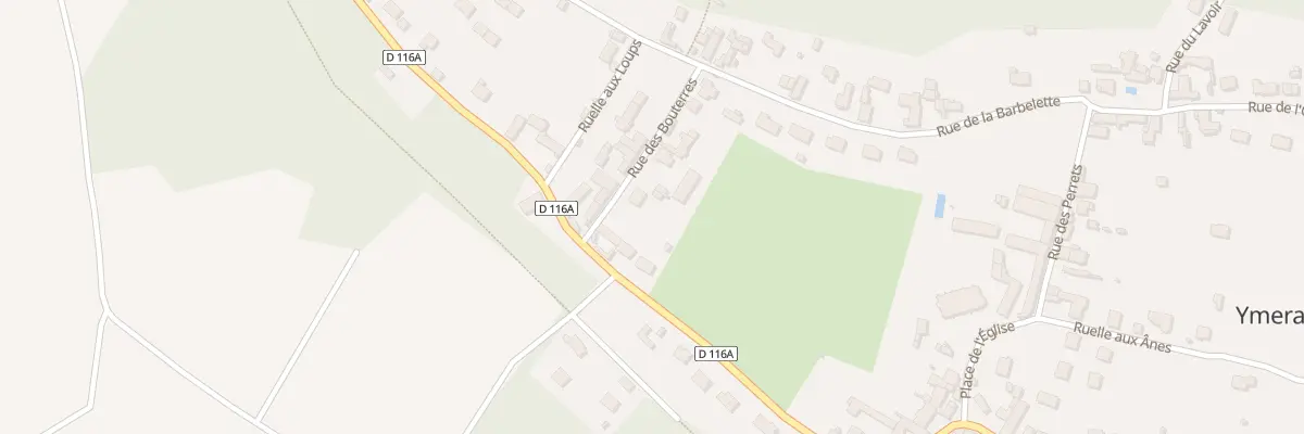 Plan du 2 Rue des Bouterres à Ymeray