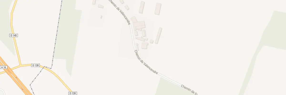 Plan du 2 Che de Valencendre à La Calotterie