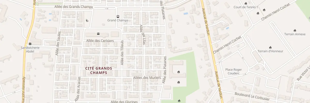 Plan du 23 All des Merisiers à Châteauroux