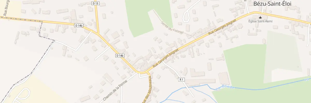 Plan du 30A Rue Georges Joignet à Bézu-Saint-Éloi