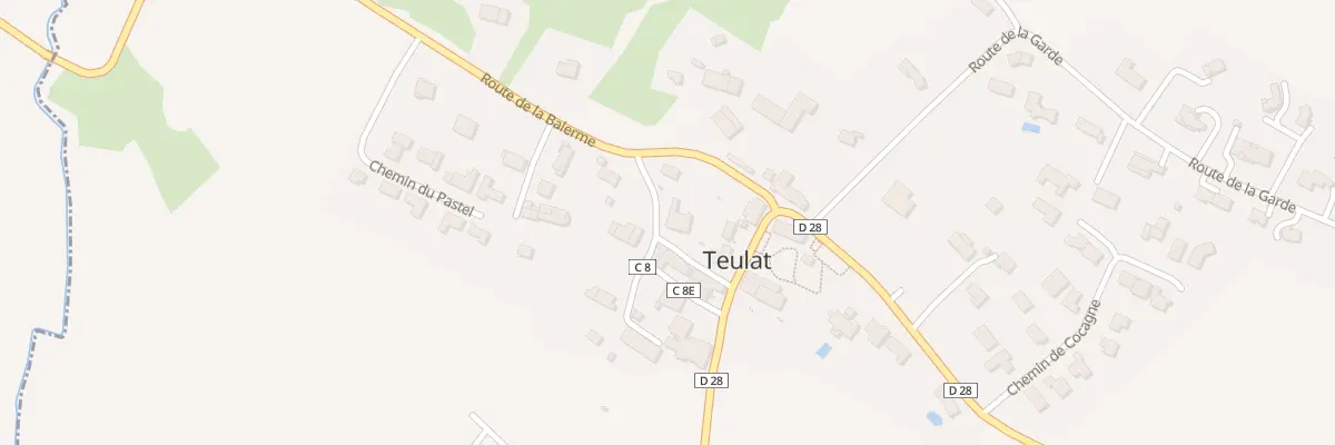 Plan du 6 Pas du Menuisier à Teulat