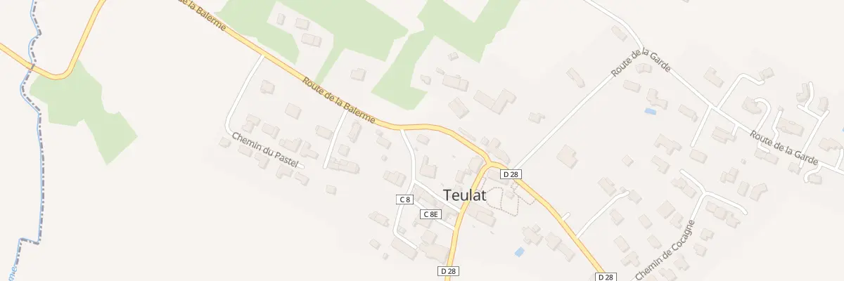 Plan du 1B Rte de la Balerme à Teulat