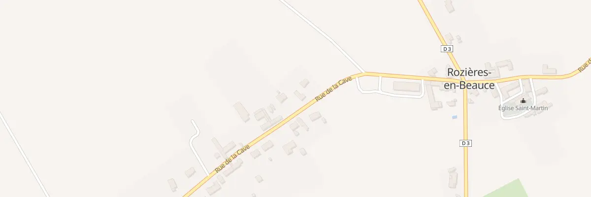 Plan du 266 Rue de la Cave à Rozières-en-Beauce
