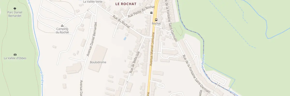 Plan du 88 Rue de Belle-Isle à Châteauroux