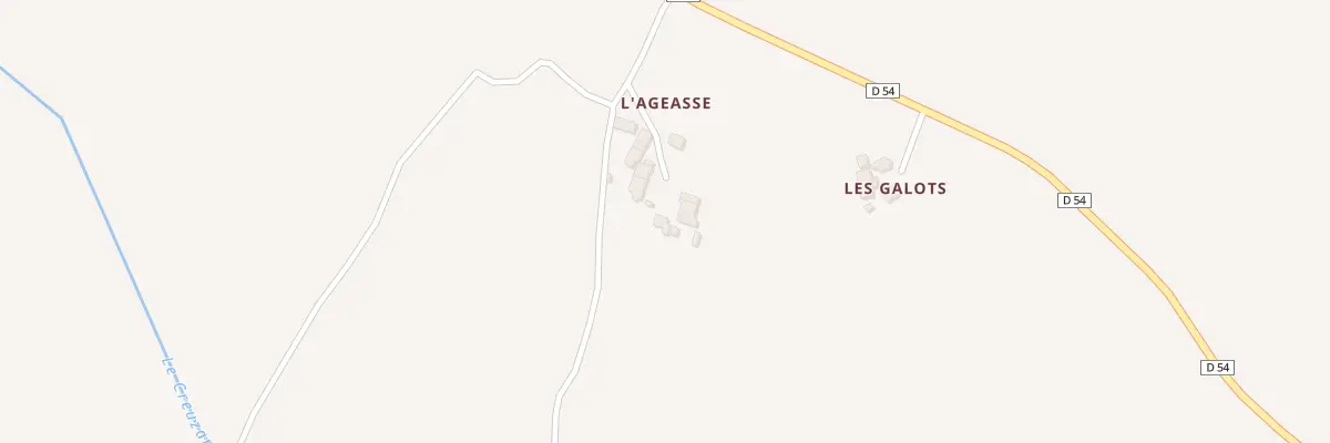 Plan du 5 L’Ageasse à Maillet