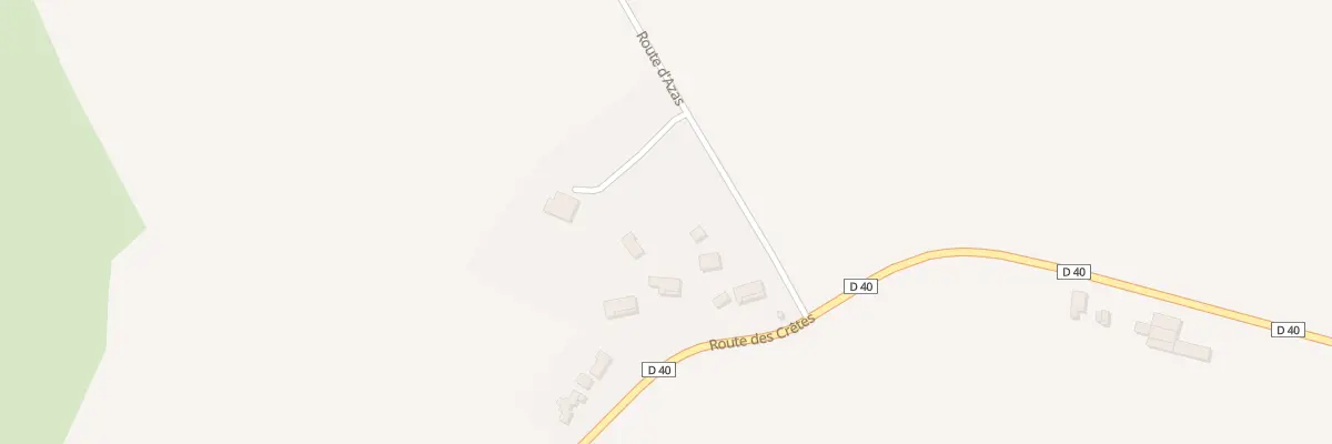 Plan du 127 Rte d’Azas à Garrigues