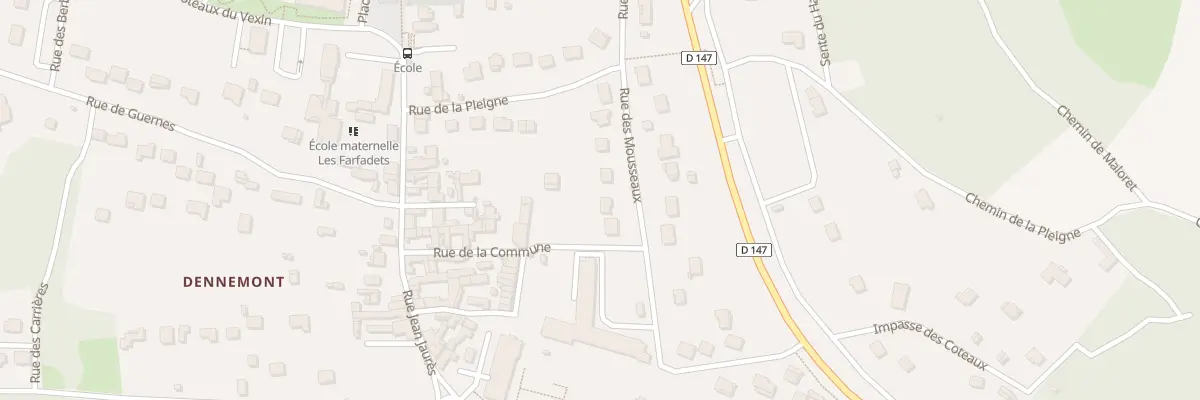 Plan du 9 Rue des Mousseaux à Follainville-Dennemont