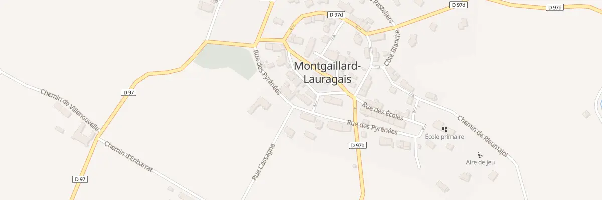 Plan du 3 Rue des Pyrénées à Montgaillard-Lauragais