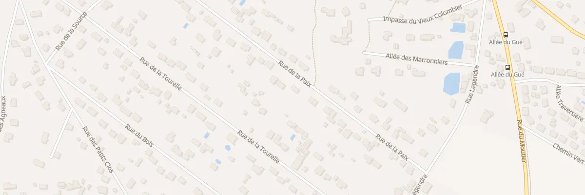 Plan du 21 Rue de la Paix à Orgerus