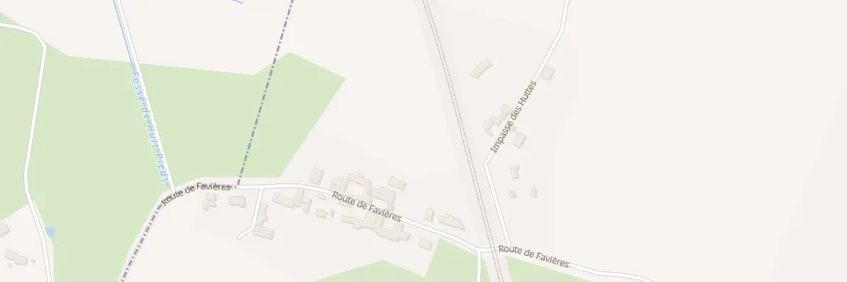 Plan du 52 Rte de Favières à Ponthoile