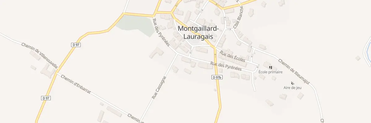 Plan du 6B Rue des Pyrénées à Montgaillard-Lauragais