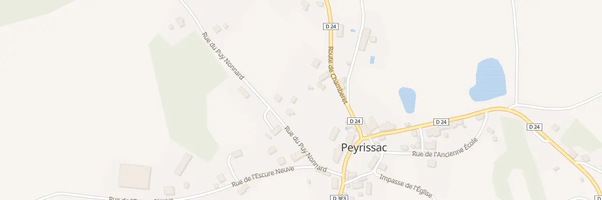 Plan du 6 Rue du Puy Nonnard à Peyrissac
