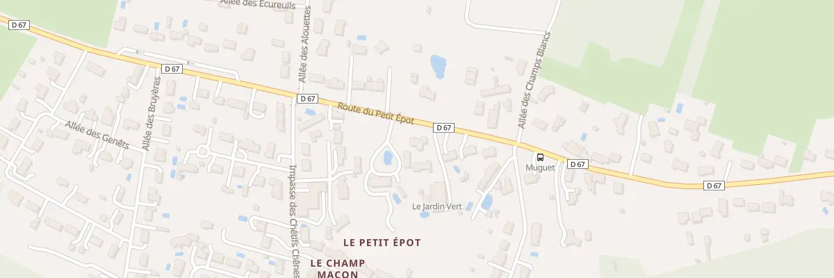 Plan du 77 Rte du Petit Epot au Poinçonnet