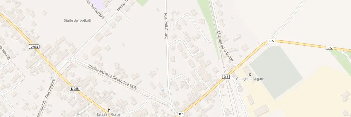 Plan du 5 Rue du Poil Girard à Patay