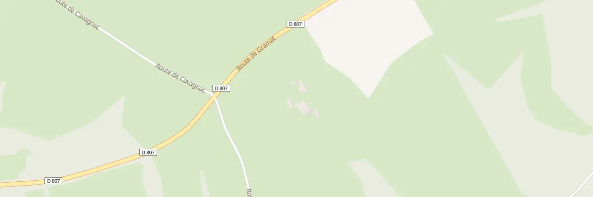 Plan du 45 Rte du Cuzoul à Gramat