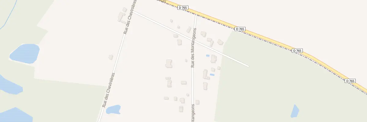 Plan du 947A Rue des Montangeons à Pruniers-en-Sologne