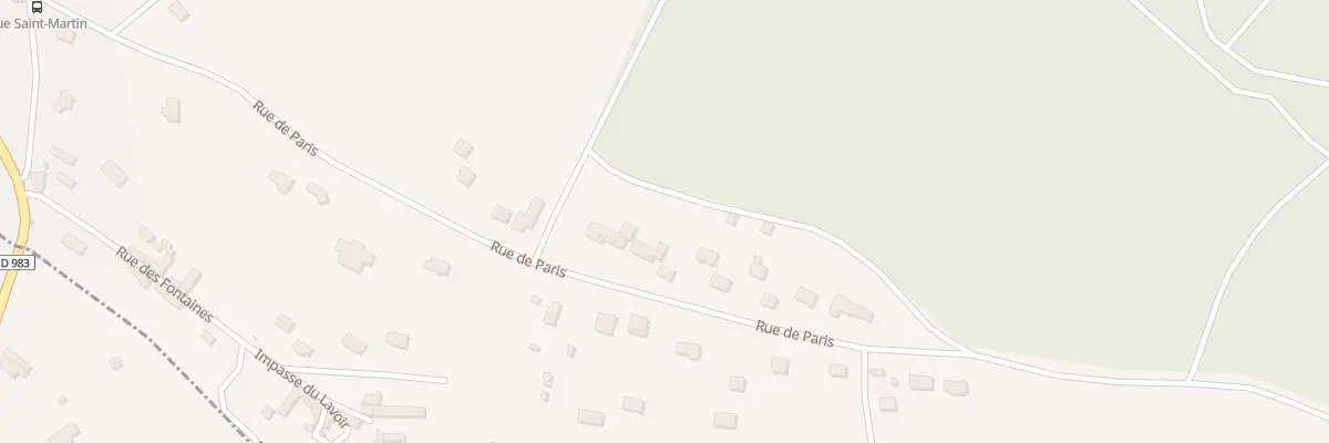 Plan du 8 Rue de Paris à Villette