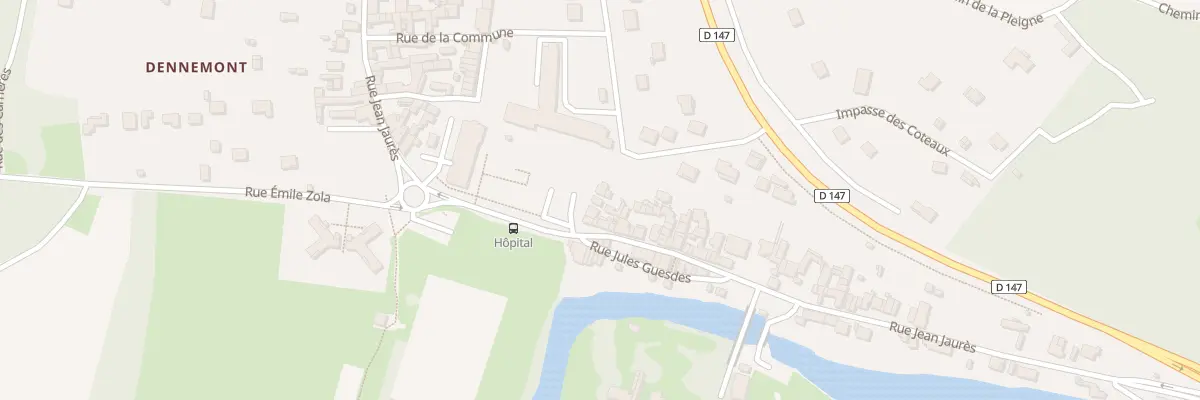 Plan du 152B Rue Jean Jaurès à Follainville-Dennemont
