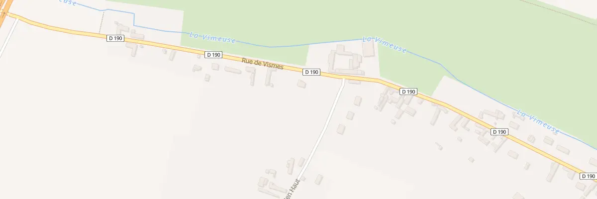 Plan du 47 Rue de Vismes à Martainneville