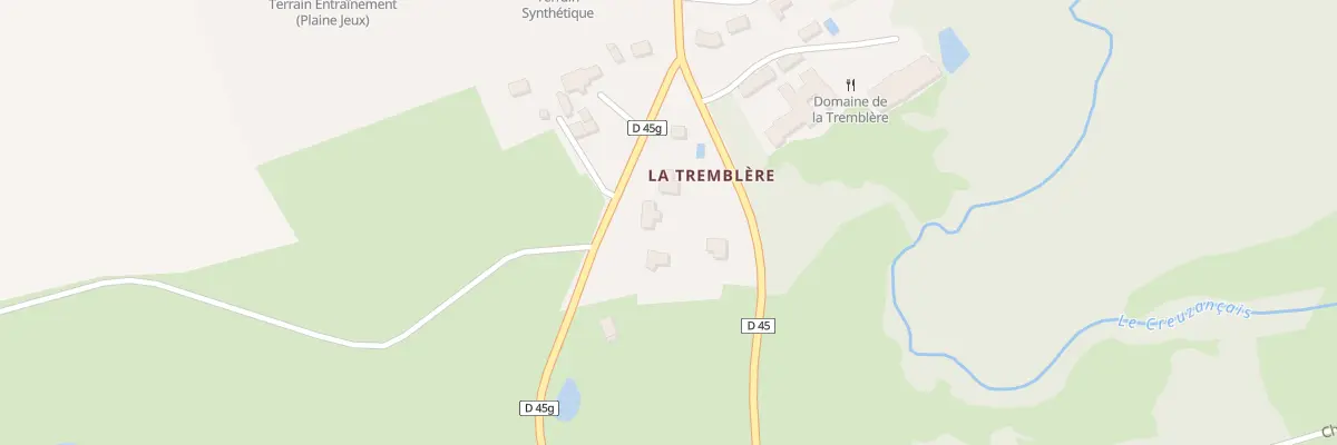 Plan du 11 La Tremblere à Arthon