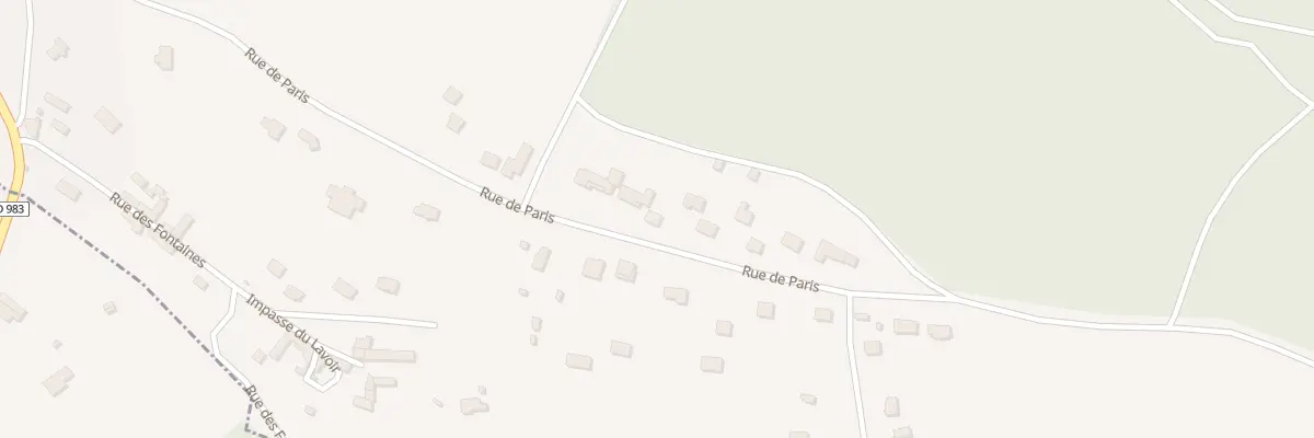Plan du 8B Rue de Paris à Villette