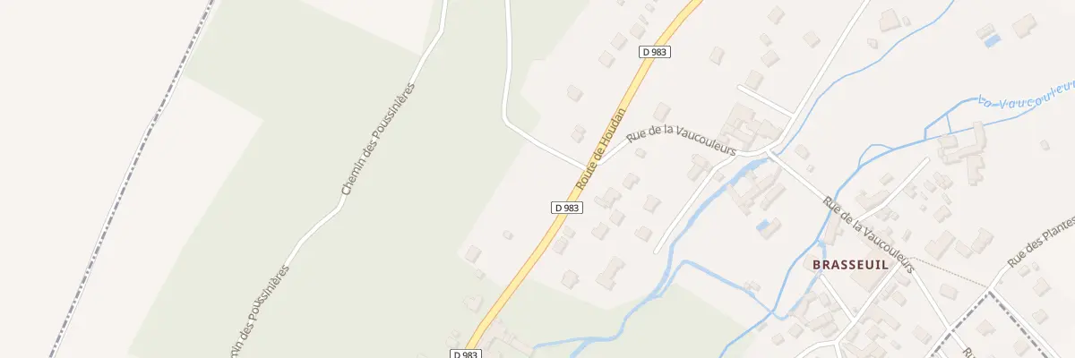 Plan du 112 Rte de Houdan à Auffreville-Brasseuil