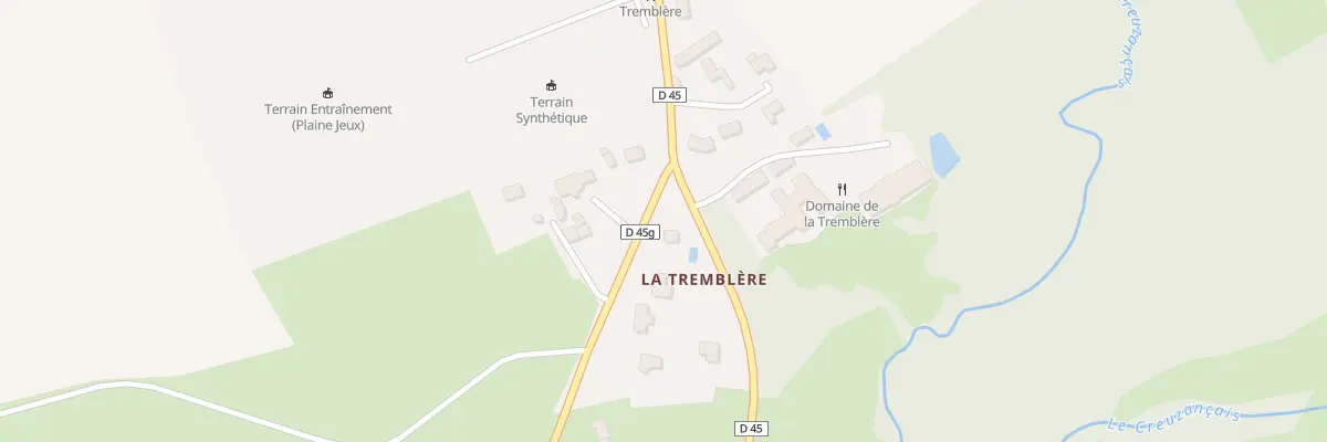 Plan du 7 La Tremblere à Arthon