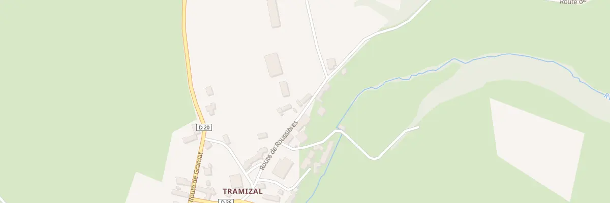 Plan du 141 Rte de Roussières à Rignac