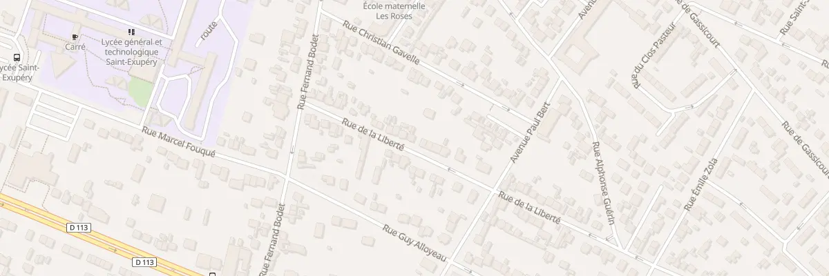 Plan du 138B Rue de la Liberté à Mantes-la-Jolie