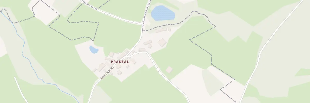 Plan du 17 Pradeau à Fleurat