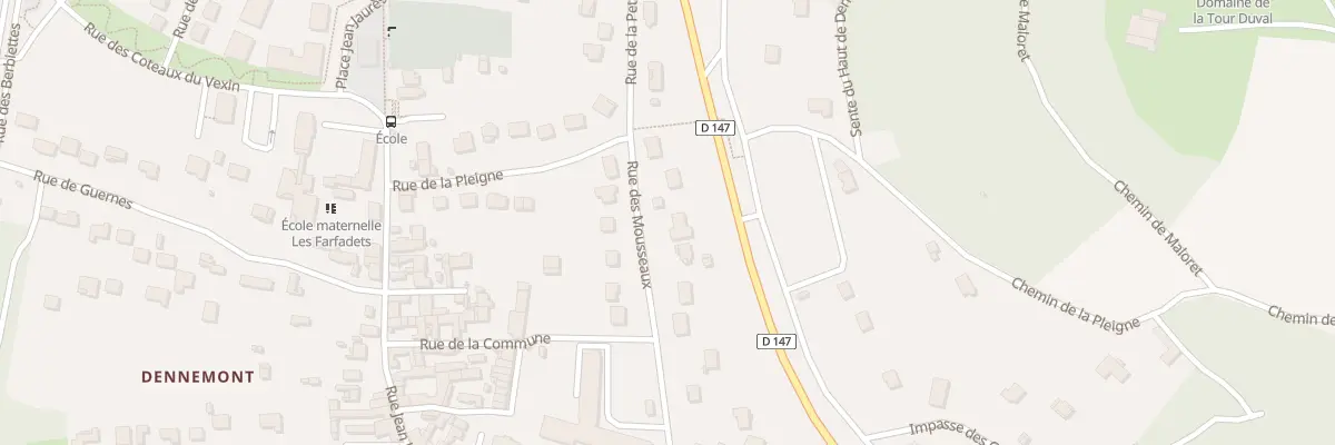 Plan du 16 Rue des Mousseaux à Follainville-Dennemont