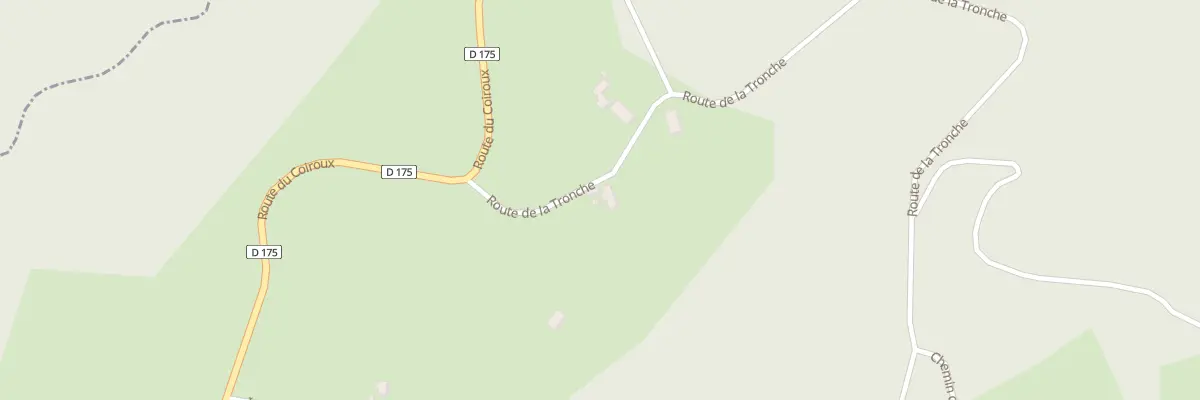 Plan du 134 Rte de la Tronche à Albignac