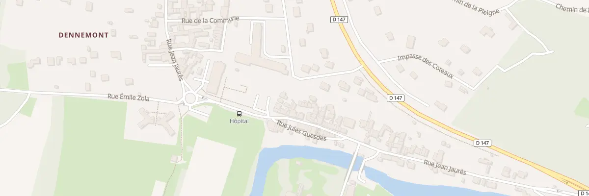 Plan du 152 Rue Jean Jaurès à Follainville-Dennemont