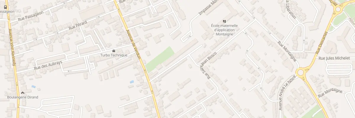 Plan du 169 Av de Verdun à Châteauroux