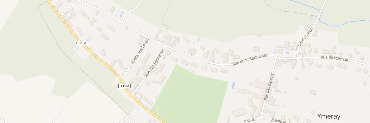 Plan du 9 Rue de la Barbelette à Ymeray