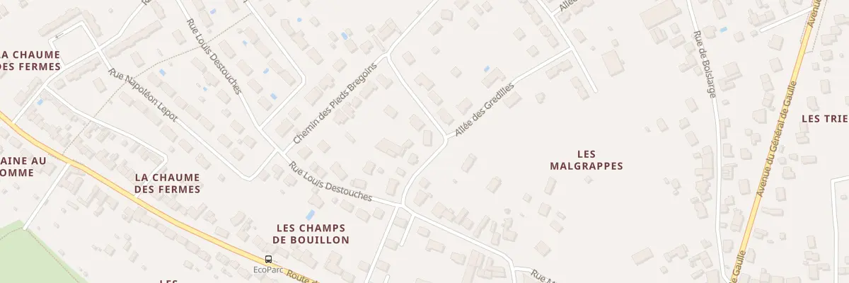 Plan du 97 Che des Champs de Bouillon à Déols