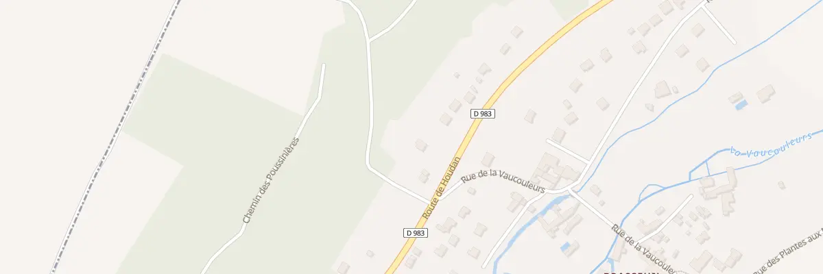Plan du 106 Rte de Houdan à Auffreville-Brasseuil