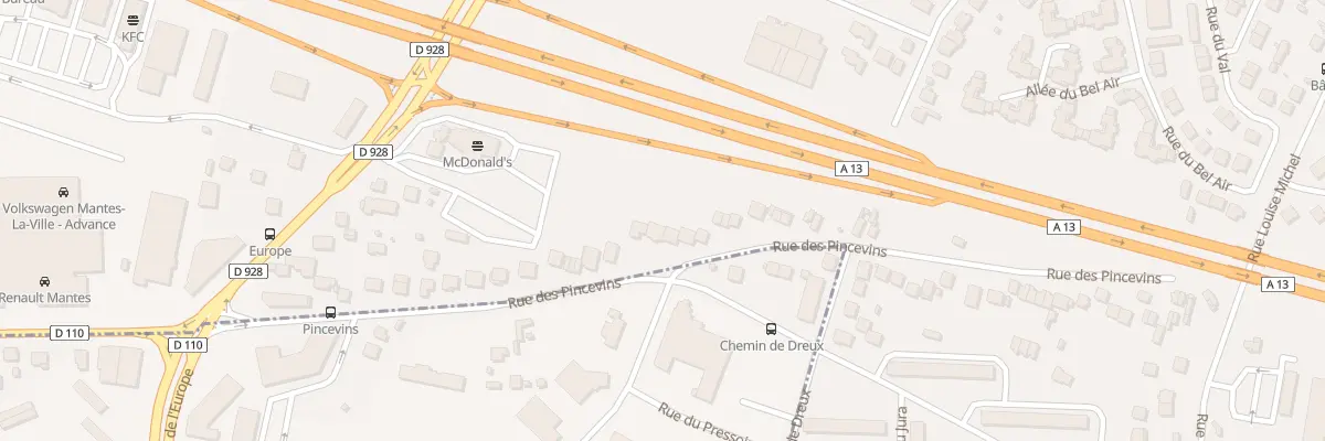 Plan du 38 Rue des Pincevins à Mantes-la-Ville