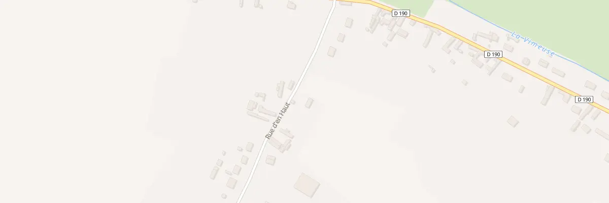 Plan du 7 Rue d’En Haut à Martainneville