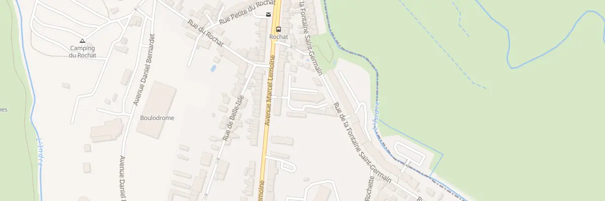 Plan du 105 Rue de la Fontaine St Germain à Châteauroux