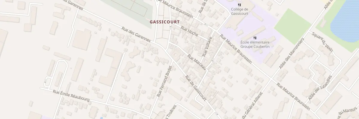 Plan du 228 Rue de Gassicourt à Mantes-la-Jolie
