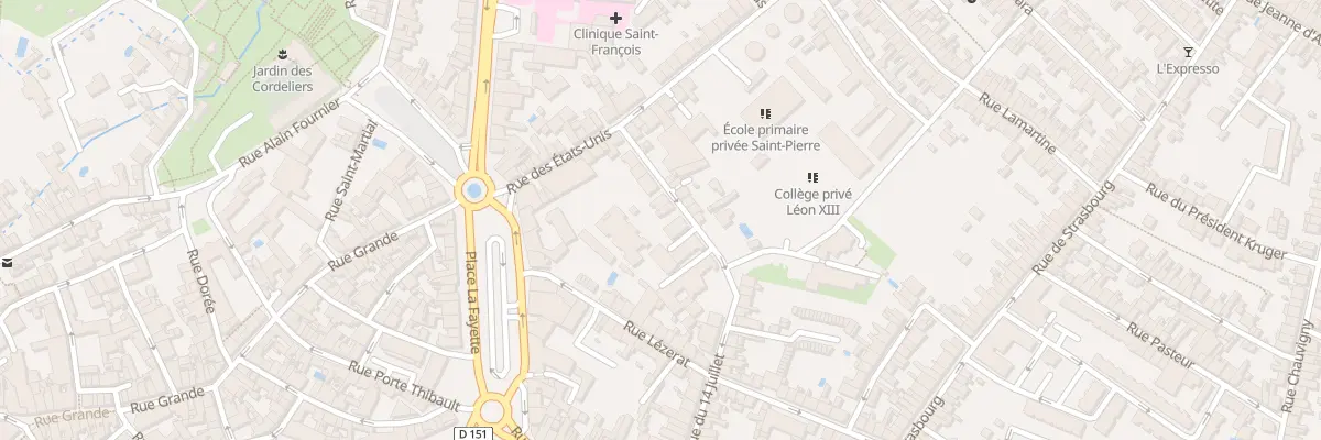Plan du 37 Rue du 14 Juillet à Châteauroux
