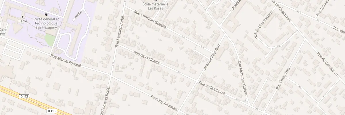 Plan du 136 Rue de la Liberté à Mantes-la-Jolie