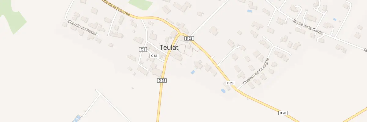 Plan du 5006 Teulat à Teulat