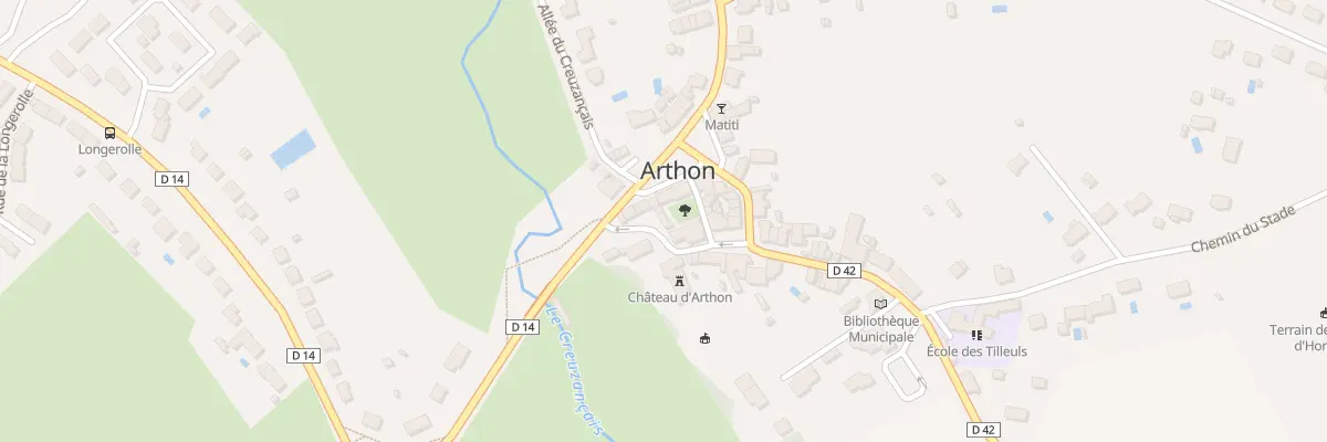 Plan du 6 Rue des Maronniers à Arthon
