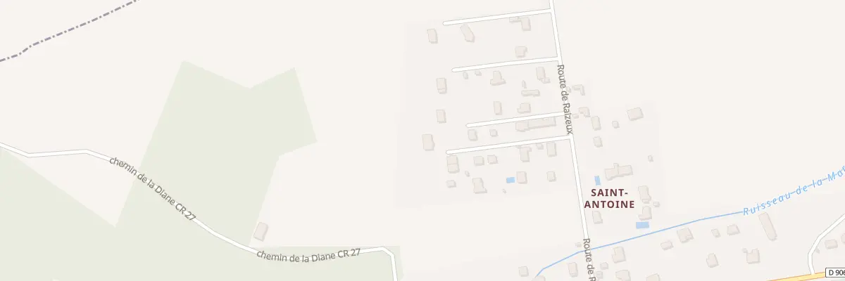 Plan du 21T Rte de Raizeux à Saint-Hilarion